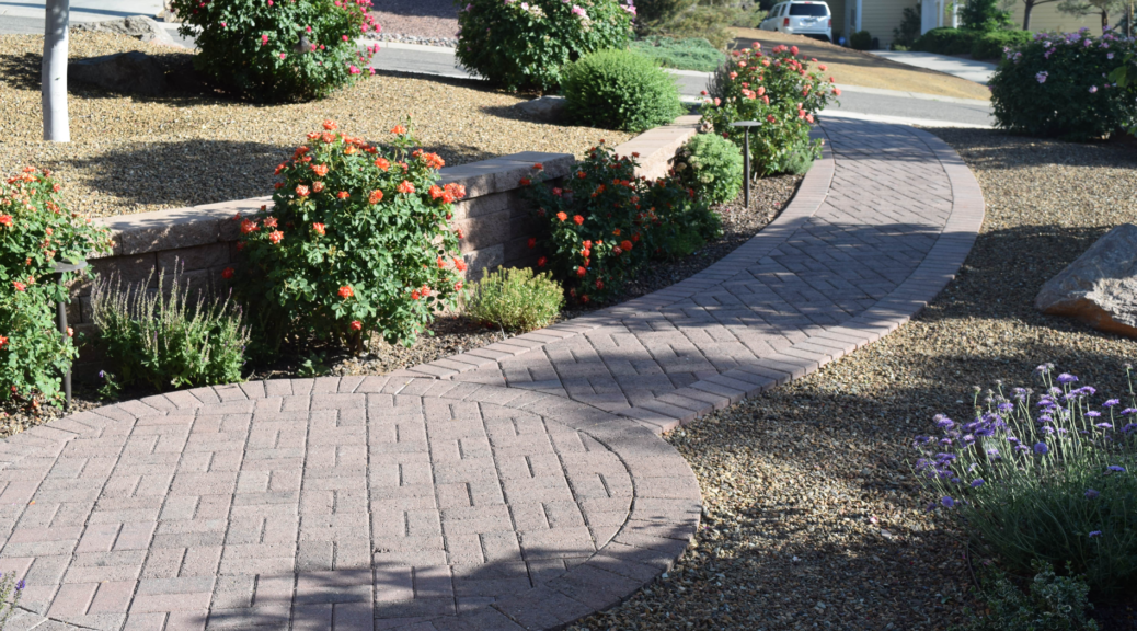 Image of a yard that was created by Vicente Landscaping and maintained especially for summer
